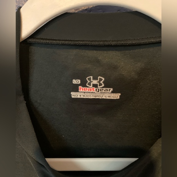 Under Armour Heat Gear Womens Black Workout Tee | Large - Picture 2 of 4